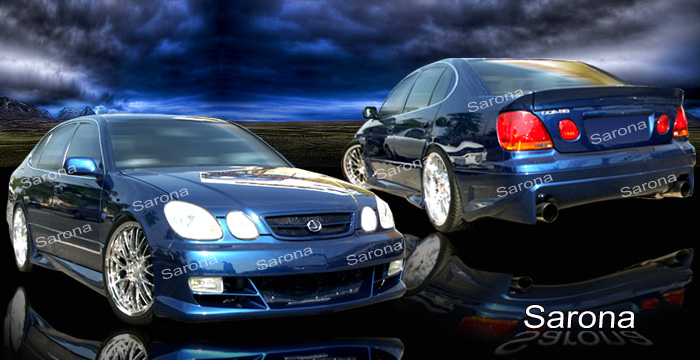 Custom Lexus GS300-400  Sedan Body Kit (1998 - 2005) - $1350.00 (Manufacturer Sarona, Part #LX-015-KT)